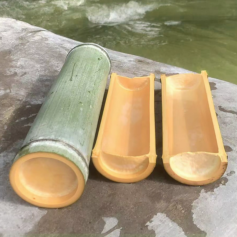 Свежие бамбуковые трубки с двумя концами, два конца закрыты, бамбуковые трубки с одним концом, полуоткрытые бамбуковые трубки, бамбуковые трубки для свадебных и праздничных цветочных композиций.