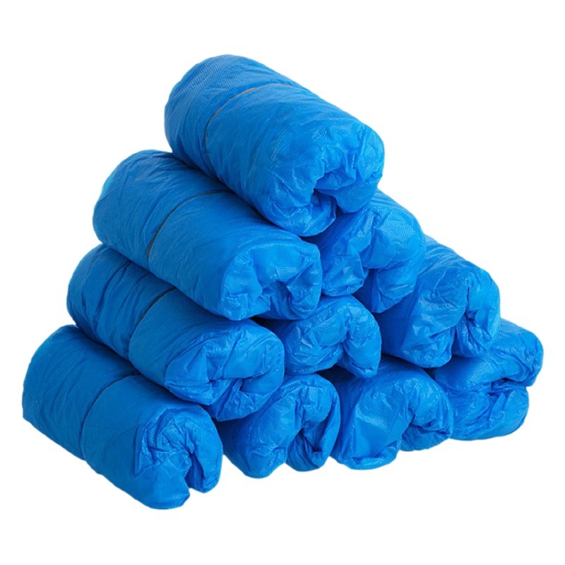 Бахилы оптом одноразовые утолщенные непромокаемые пылезащитные утолщенные Пластиковые чехлы для ног без пыли мастерская Заводские рабочие бахилы