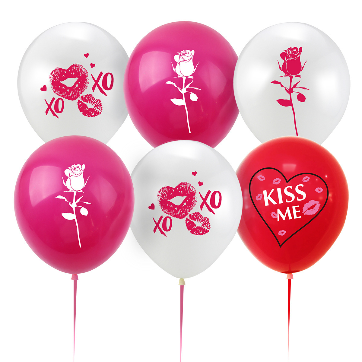 Valentine's Day Party Decoration Balloons Happy Valentine's Day Balloons Holiday Scene Decoration Supplies