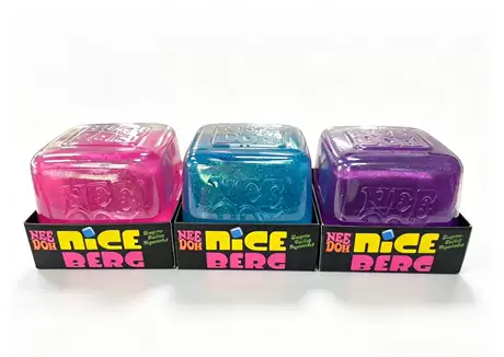 [large size 8cm] glitter pinch fun-blue