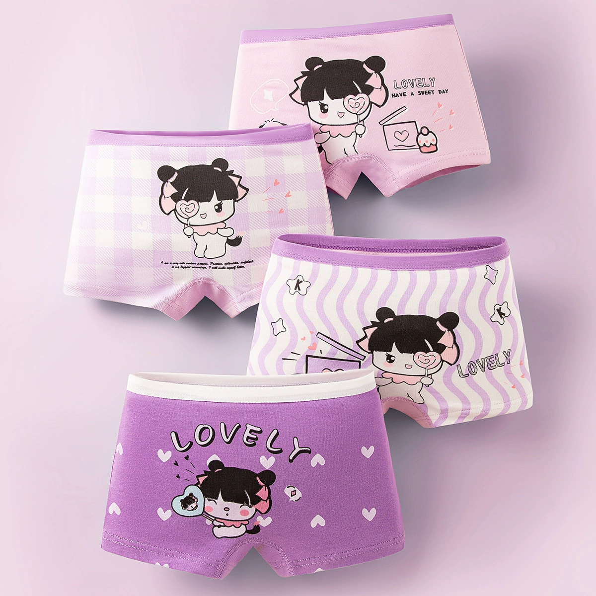 Cotton pants, protective underware for students, safe trousers