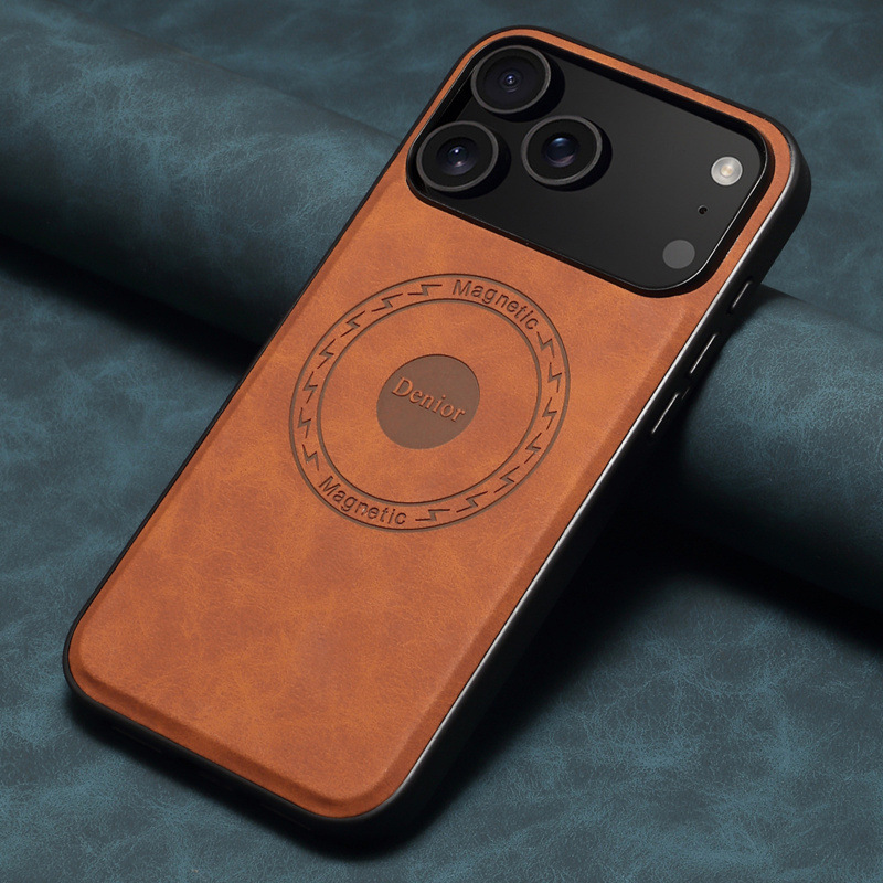 Suitable for Iphone17Promax Wireless Charging Mobile Phone Leather Case Magsafe Magnetic Protective Cover Samsung S26U Suitable for Iphone17Promax Wireless Charging Mobile Phone Leather Case Magsafe Magnetic Protective Cover Samsung S26U