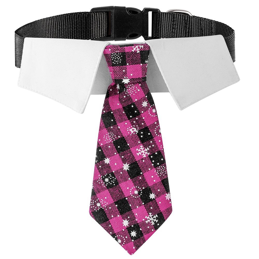 Tanpopo Navidad PET collar tie ropa para mascotas accesorios para mascotas pequeño mediano y grande perro tie