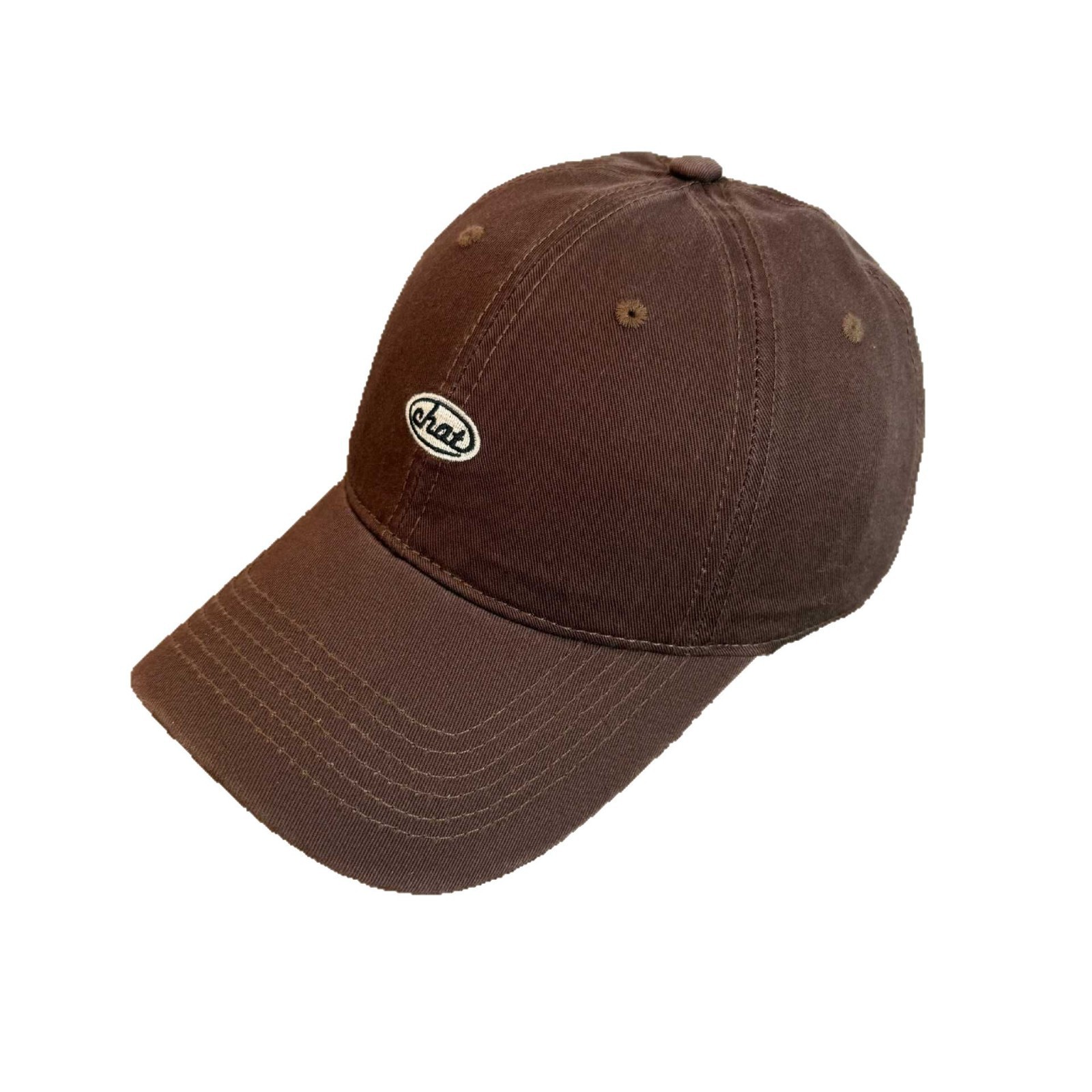 Moda chat bordado sombrero de béisbol para hombres cuatro estaciones, sombrero de lengua casual universal, sombrero de viento de la escuela coreana para mujeres muestran cara pequeña