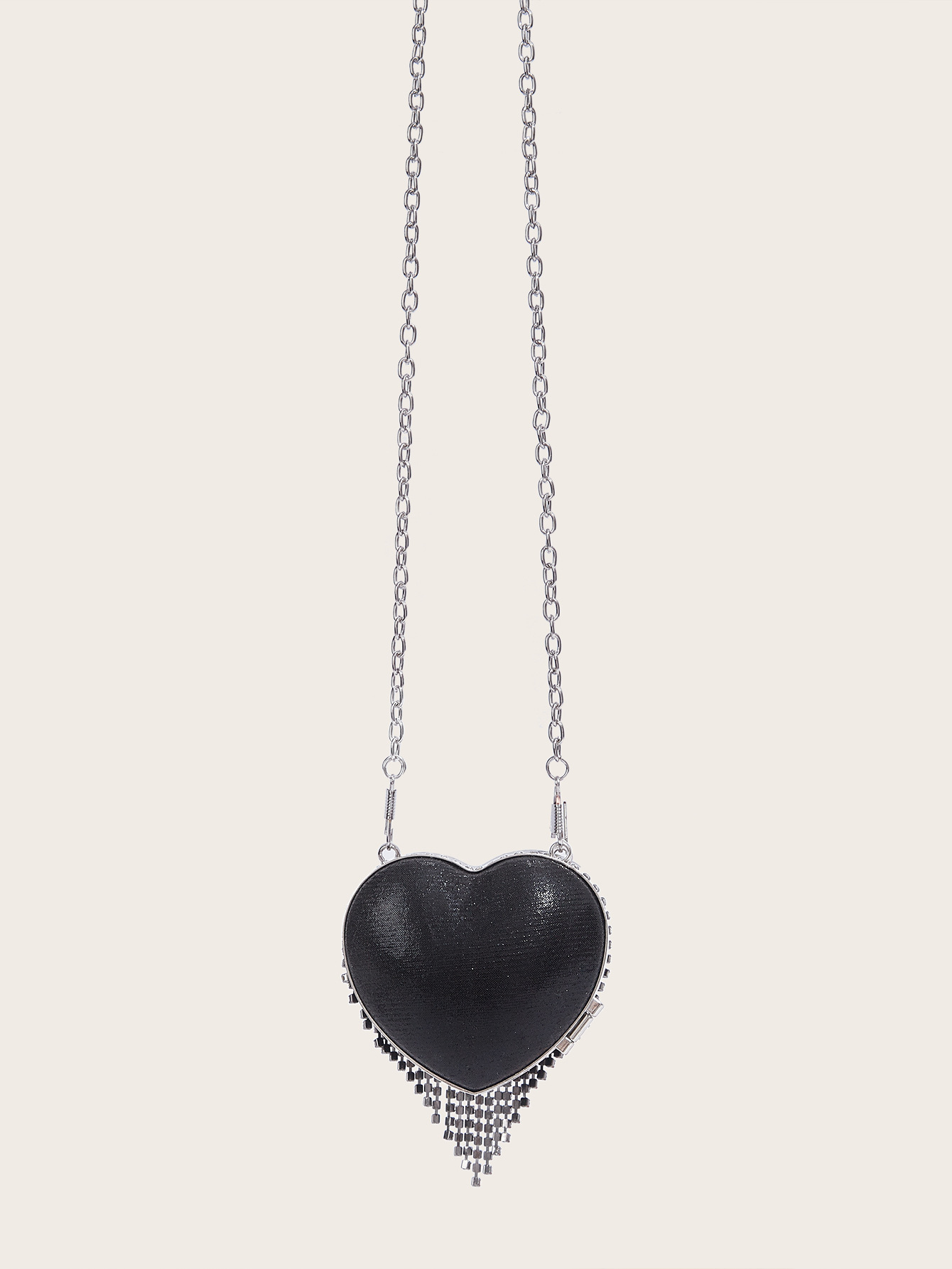 Mini Abendtasche Mit Herz-kette Für Damen_voghion.com
