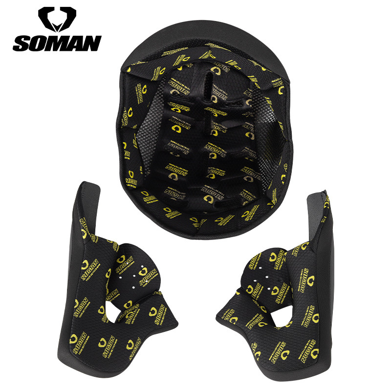 Motorcycle helmet lining SM955-S/SM965/SMX8 helmet ear cap heart set set ear lining set of three