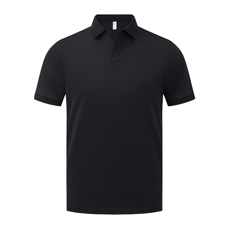 220g 40 algodón de perla de manga corta Polo impresa LOGO ropa de oficina ropa de trabajo ropa de trabajo impresa bordada