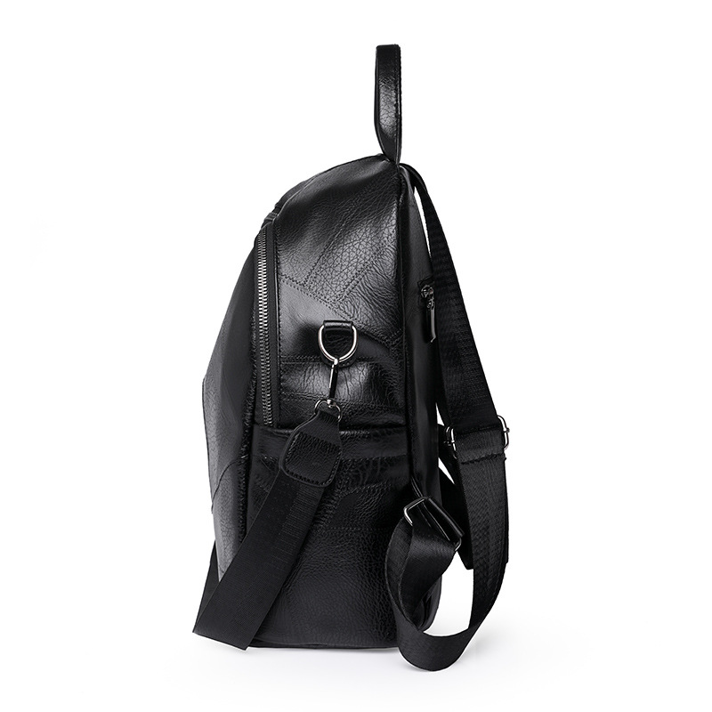 Fábrica al por mayor 2024 nueva moda europea y americana Mochila De mujer simple retro multifuncional mochila de doble uso bolso de mujer