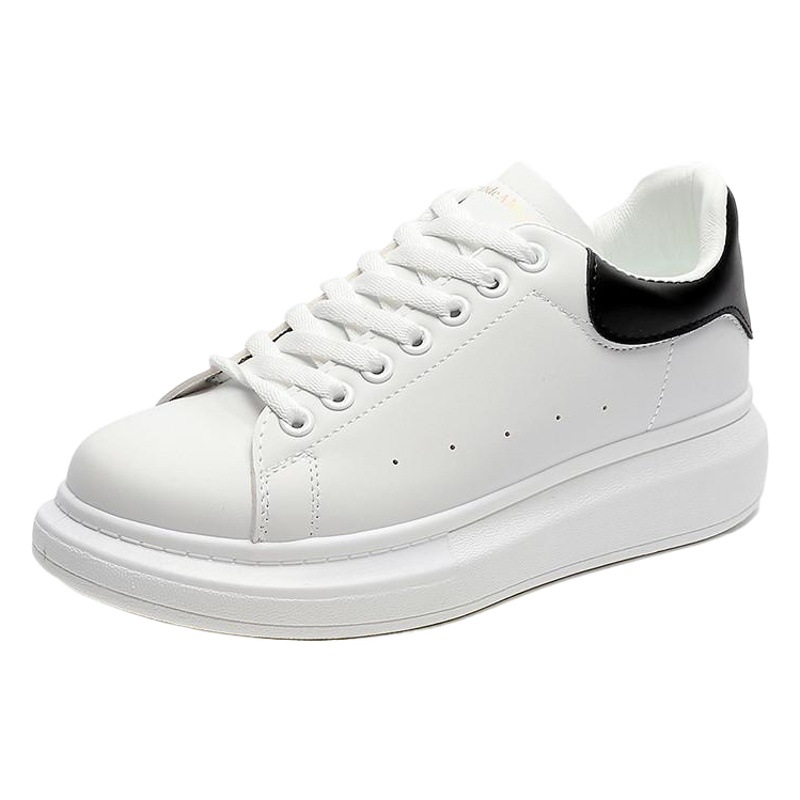 Celebridad de Internet zapatos blancos de los hombres del todo fósforo suela gruesa mayor zapatilla de deporte clásico pareja de estudiantes zapatos de mesa ins McQueen mismo estilo