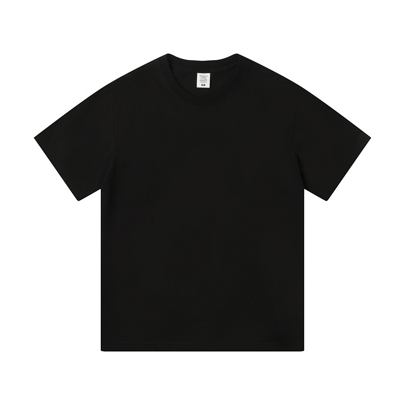 210g 7A antibacteriano fresco verano manga corta cuello redondo overol camisa publicitaria camisa cultural ropa de clase camiseta de algodón personalizado