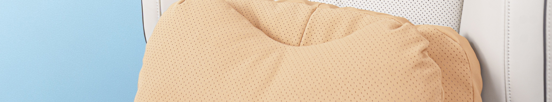 Cross-border best-selling car headrest, breathable suede neck pillow, car lumbar support, comfortable cushion