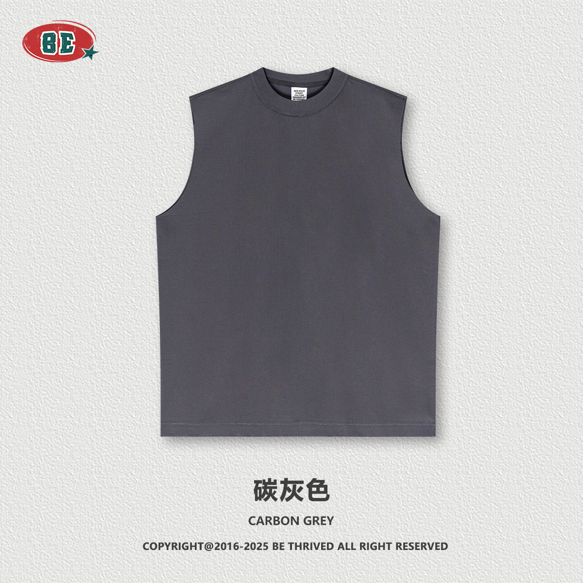 Top - gris carbón