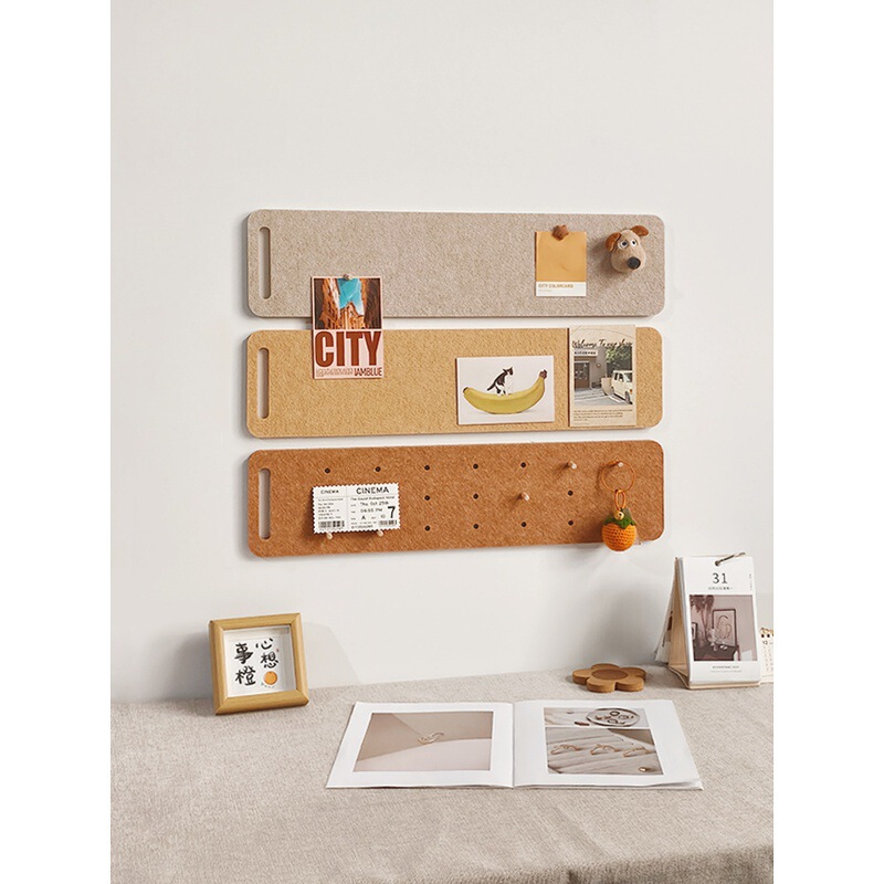 Storage Rack Felt Wall Combination Hook Cork Board Punch-Free Message Board Display Board Wall Sticker Kindergarten Photo Storage Rack Felt Wall Combination Hook Cork Board Punch-Free Message Board Display Board Wall Sticker Kindergarten Photo