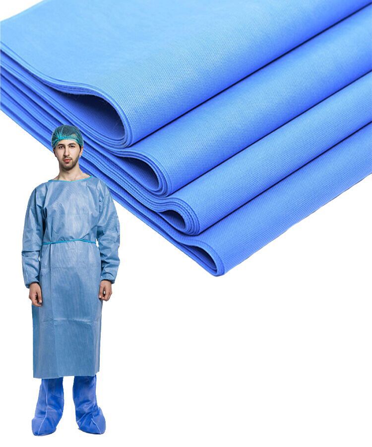 参观连体实验服隔离衣探视病人透气一次性手术衣单独包装防水加厚