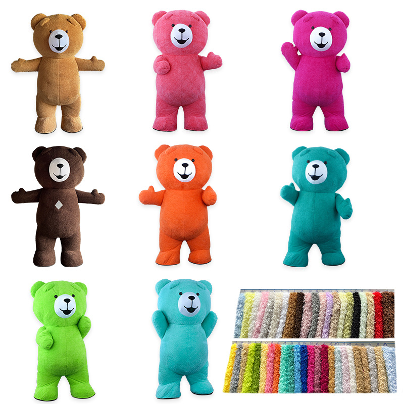 Teddy Bear Puppet clothes net red bear clothes doll doll doll…