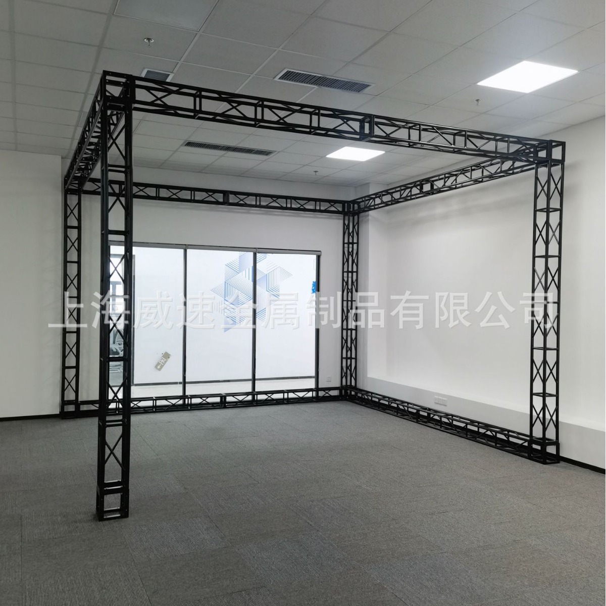 动捕室直播间铝合金桁架舞台背景龙门架子truss厂家广告牌门头