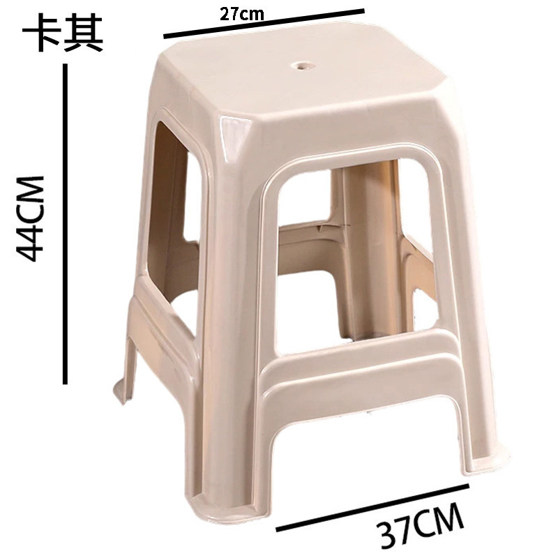 家用登高凳子方圆凳40cm45cm高熟胶方凳板凳熟胶大号朔料熟料便携|undefined