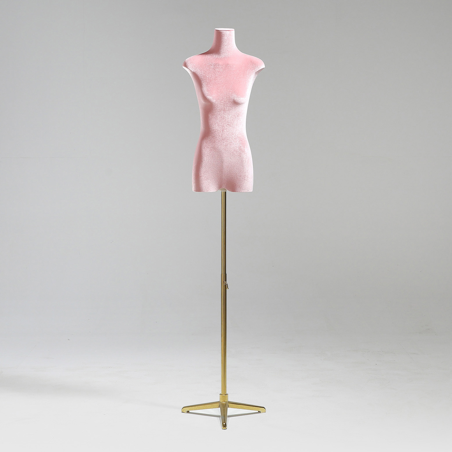 Modelo de tienda de ropa estante de exhibición de terciopelo pecho plano cuerpo plano ropa de mujer modelo de busto accesorios ventana estante modelo de plataforma image 70