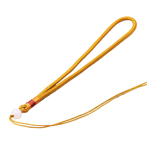DIY Beaded Handle Cord Pendant Charm Car Hook Bag Cord Jadeite Honey Wax Pendant Antique Craft Playing Rope Wholesale