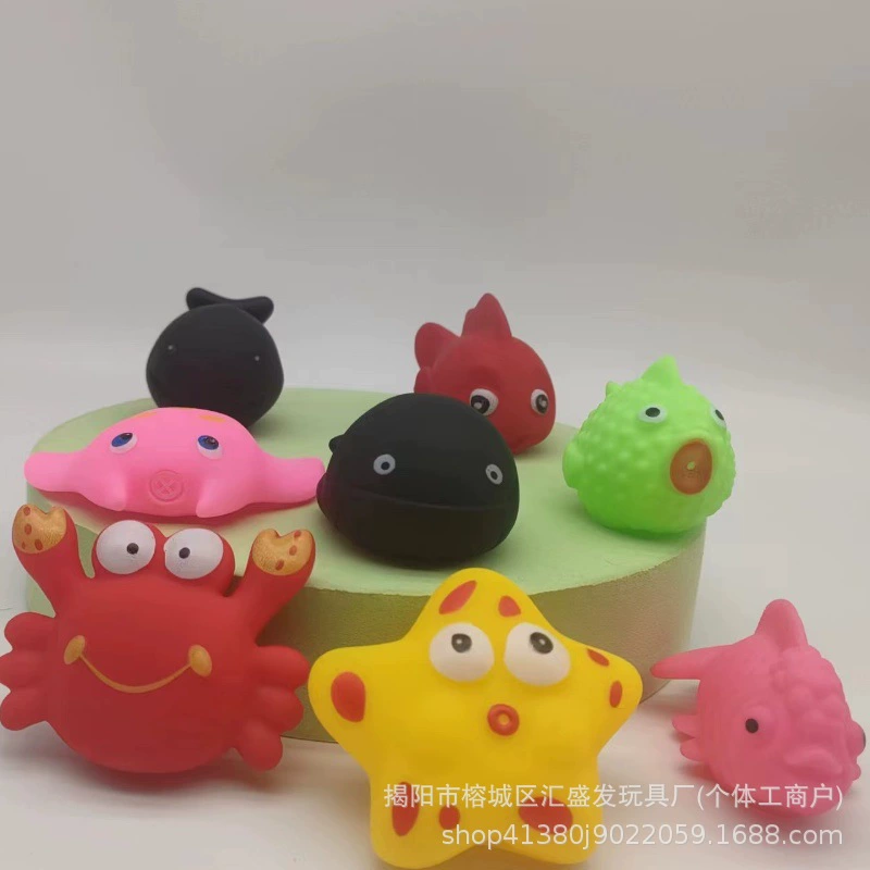 Игрушка для купания малыша из пластика, для игры в воде, антистресс