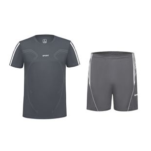 Summer Sports Suit Men's Short-sleeved Sportswear Teenager Shorts Large Size Loose Casual Suit Summer Trendy Men's