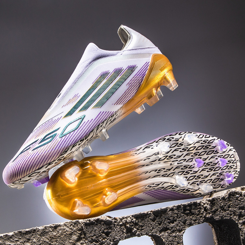 Zapatos de Fútbol de Corte Bajo F50 de TPU y Caucho Transpirable para Césped Artificial