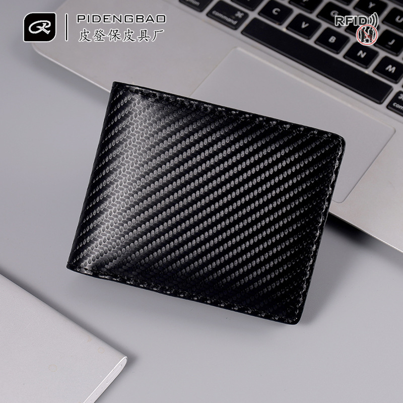 New Men's Wallet Rfid Anti-Magnetic High-End Business Wallet Suit Bag Thin Section 80% off Pu Coin Purse Customization