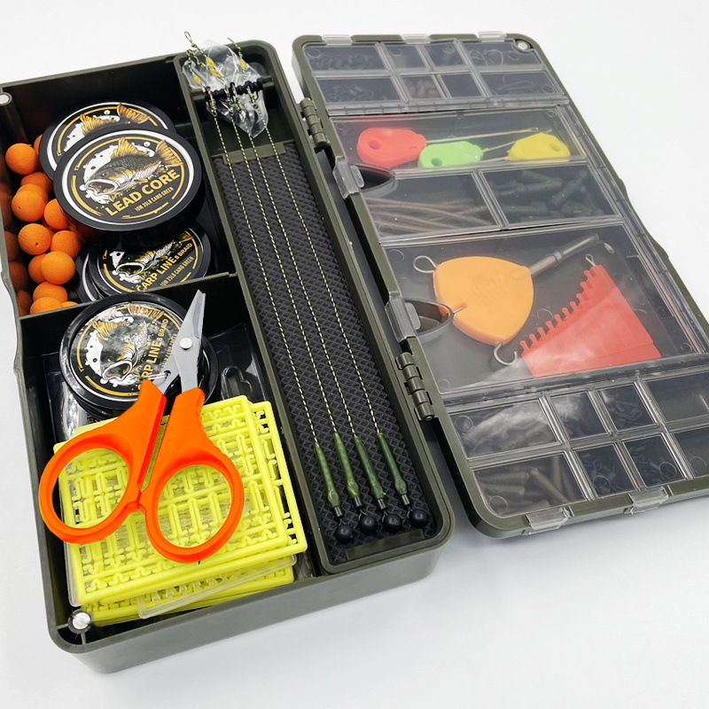 Caja de almacenamiento multifuncional Rig Box Carp Fishing Caja de línea mayorista