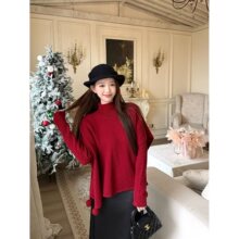 ��ϵ����紿ɫ���쳤����֯��Ů�ﶬ�¿�ë������֯����������