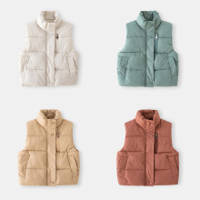 男童冬装马甲2025新款韩版儿童拉链马夹宝宝加厚坎肩棉衣外套批发