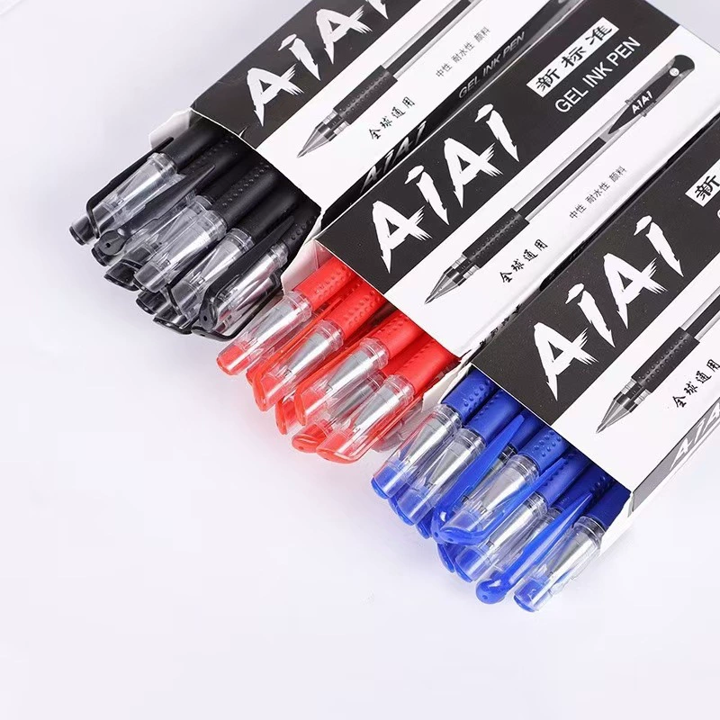 Шариковая ручка Rollerball, водная чернила, 0,5 мм, черная/синяя/красная, кончик игла или пуля, оптовая продажа