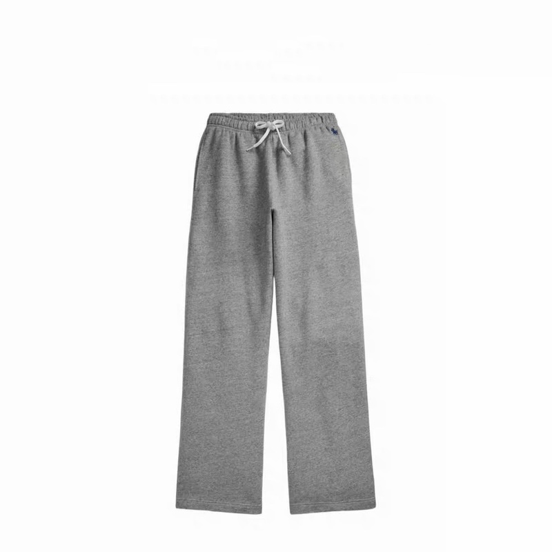 25 New Cross-Border Raff Polo Sweatpants Wide-Leg Casual Pure Cotton Fleece Pants Fashionable Warm Comfortable