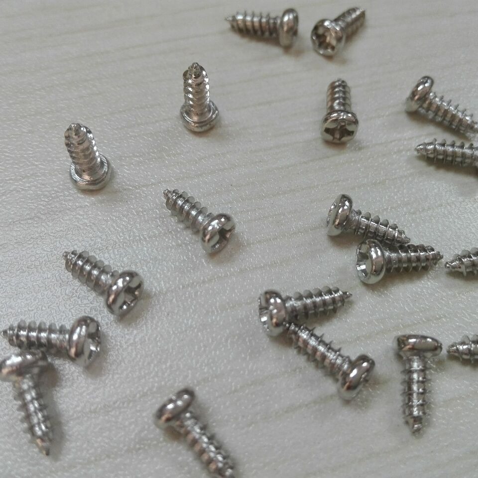 供应十字盘头尖尾自攻螺钉 圆头自攻螺丝 PA2.6*6