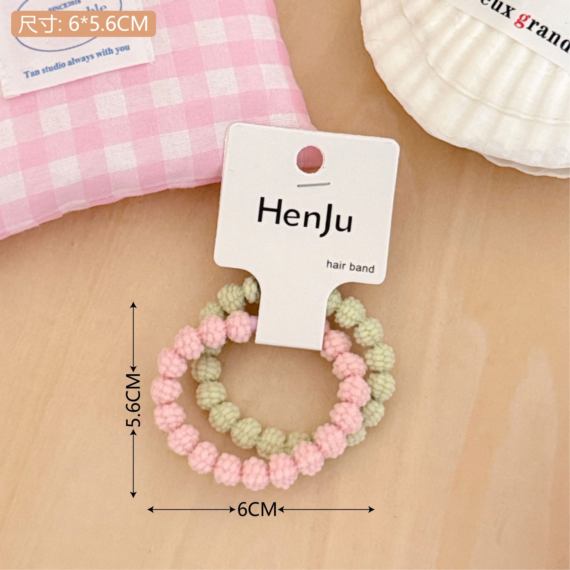 Estilo coreano cuerda de pelo Internet celebridad alta elástica cuerda de pelo adulto lazo pelo multi-Strand banda de pelo básico todo fósforo accesorios para el cabello banda de goma Simple