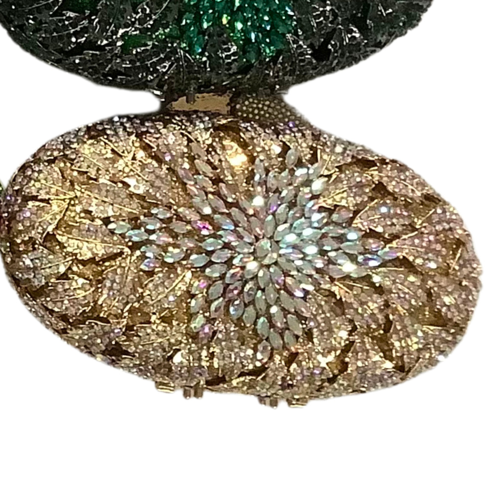 Bolsa de fábrica directa de diamantes transfronterizos bolsas de cristal de diamantes coloridas bolsas de cena vestidos bolsas de mano de mujer