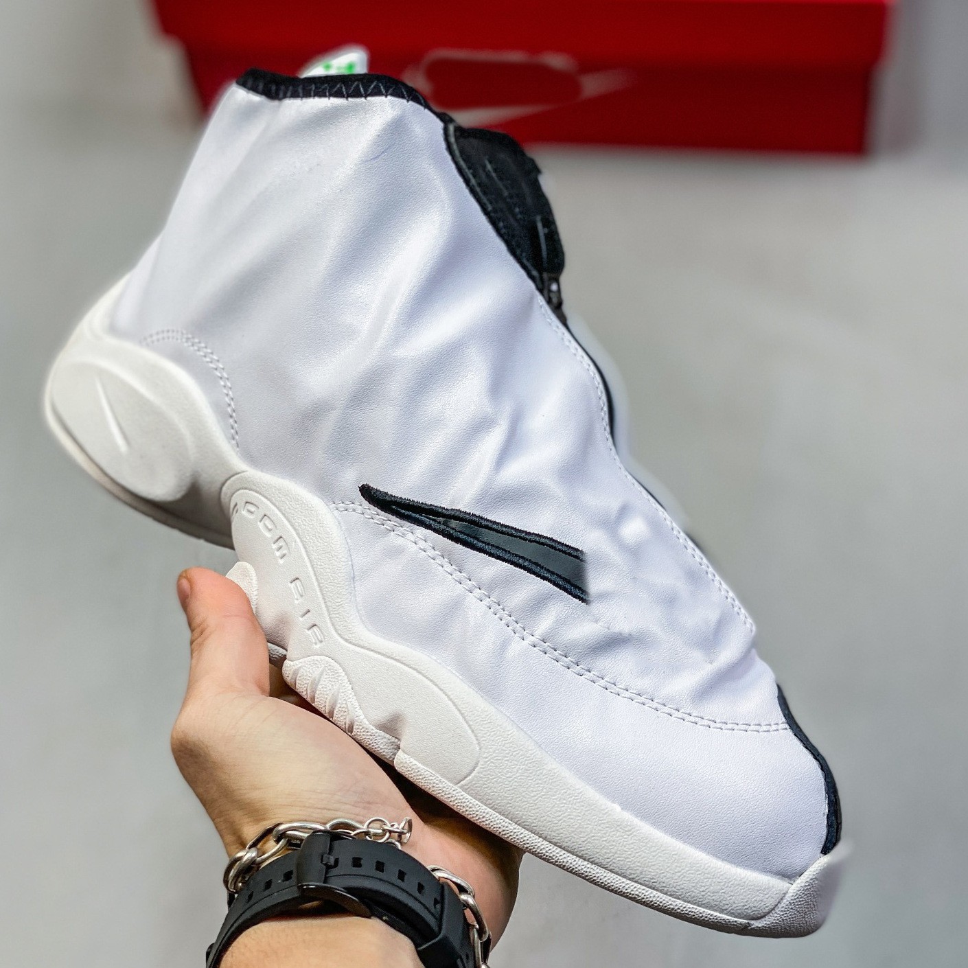 Putian zapatos de baloncesto de combate Peyton guantes de cremallera de alto impacto antideslizante zapatos casuales para hombres image 10