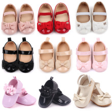 Baby shoes夏春秋新款婴儿公主鞋蝴蝶结宝宝鞋软底0-1岁学步鞋