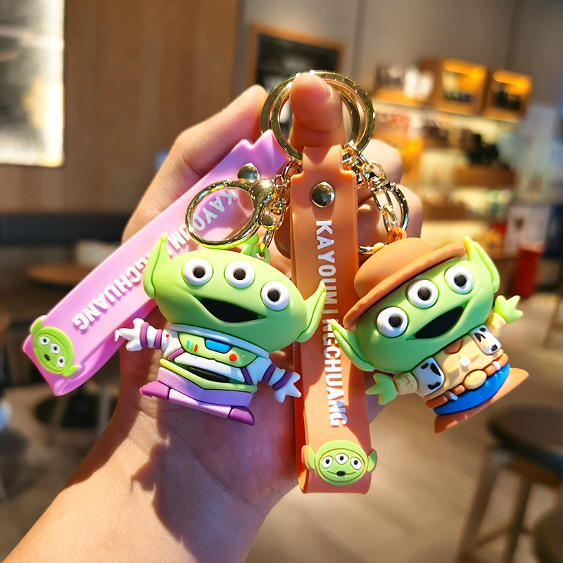 Ключодержатель, силиконовая кукла, творческая мультяшная подвеска, украшение для сумки и ключей