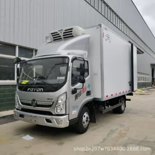奥铃CTV宽体冷藏保温车 箱内宽2米35肉勾车 冻货食品冷链运输车
