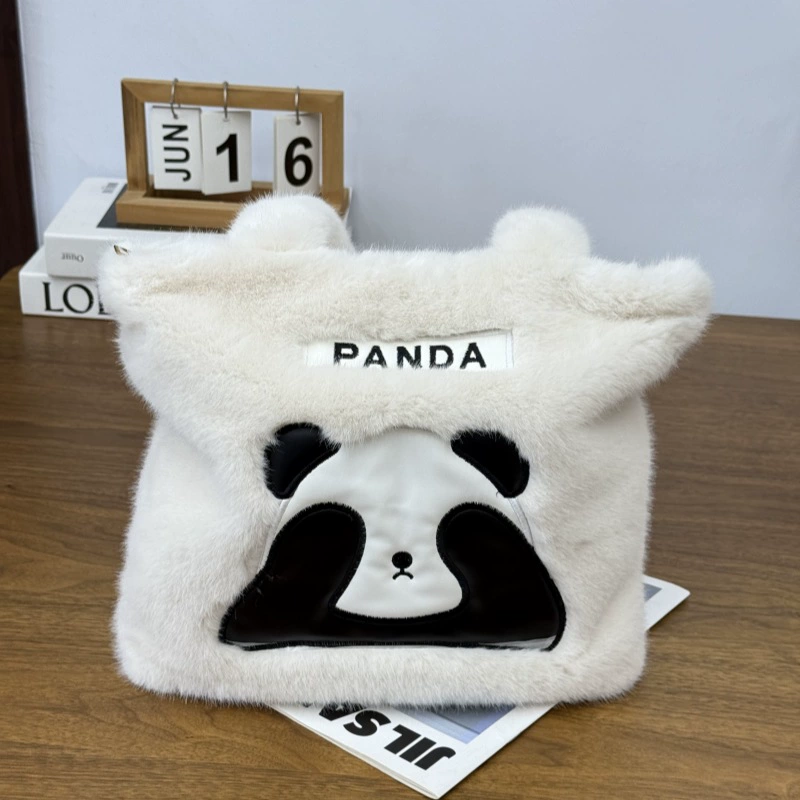 Capacious shoulder bag, one-shoulder bag, cute purse