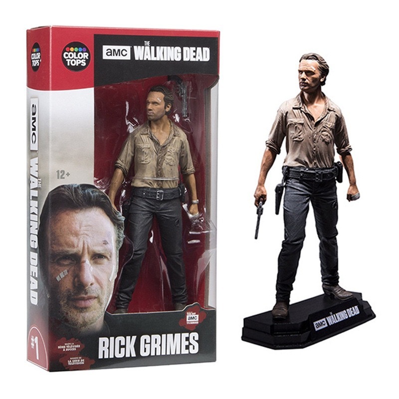 ウォーキング・デッド映画やテレビ周辺品ニーガン・リック・ポリス・ダリル像フィギュアモデルギフト関節可動|undefined