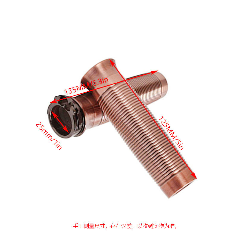 Motorcycle Handlebar Cover Modified Retro Cnc Flat Head Handlebar Rubber Cover Harley Accessories Suitable for Dyna Softail Handlebars