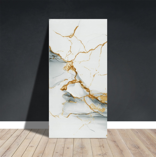 Fábrica de suministro directo de imitación de mármol azulejos de pared autoadhesivo a prueba de agua a prueba de humedad pegatinas de pared suministro transfronterizo placa de plástico de aluminio