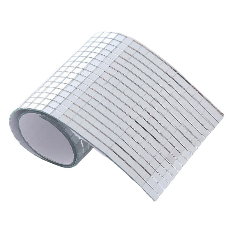 Кросс-зеркало взрывные самоклеящиеся мозаичные настенные наклейки 10*15 см творческие DIY стеклянное зеркало 5 мм 10 мм маленькие квадраты