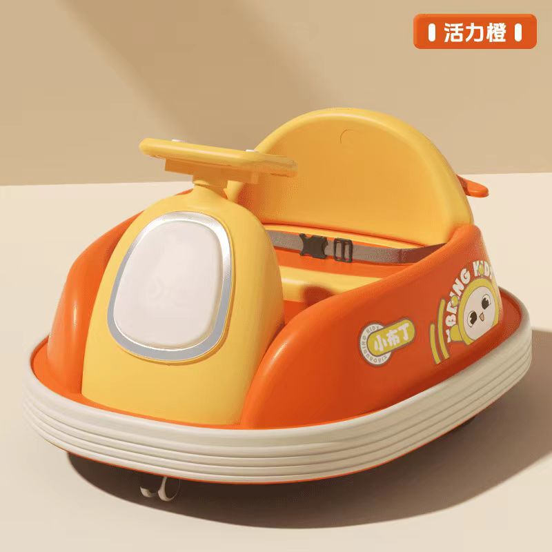 Popular Children's Electric Bumper Car for Boys and Girls, Drift Car, Remote Control, Can Sit On, Indoor and Outdoor Rotating Go-Kart