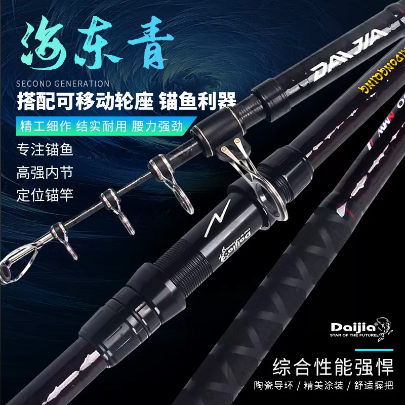 戴家牛魔王升级款海东青可视锚鱼竿锚杆超硬海竿投竿抛竿渔具批发