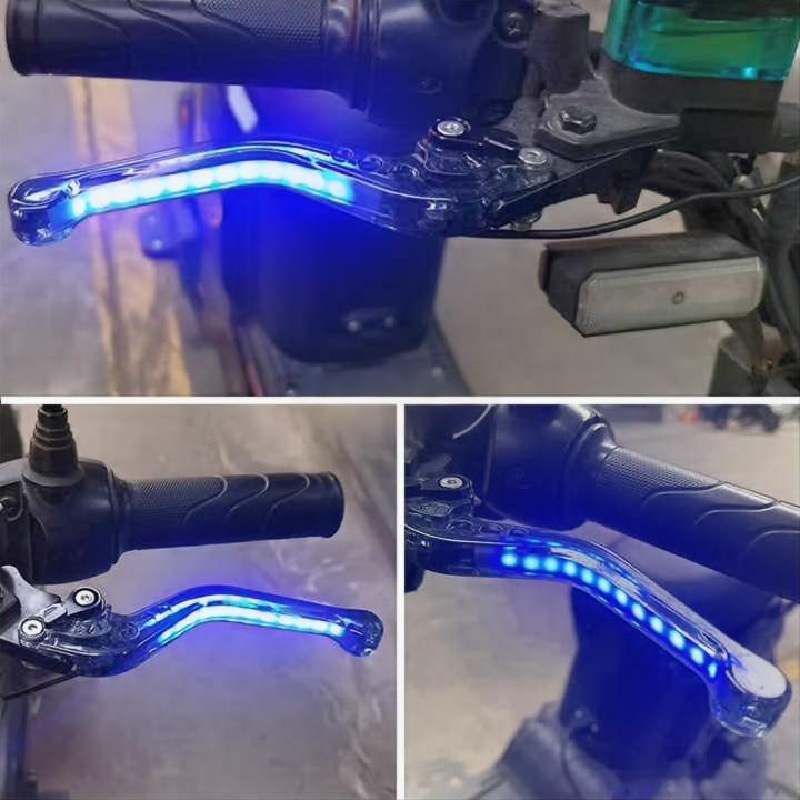Motorcycle and Electric Vehicle Accessories Modified Led Lights, Horn, Front Disc Brake, Rear Drum Brake, 6-Speed Handle, Brake and Clutch Handle, Cross-Border