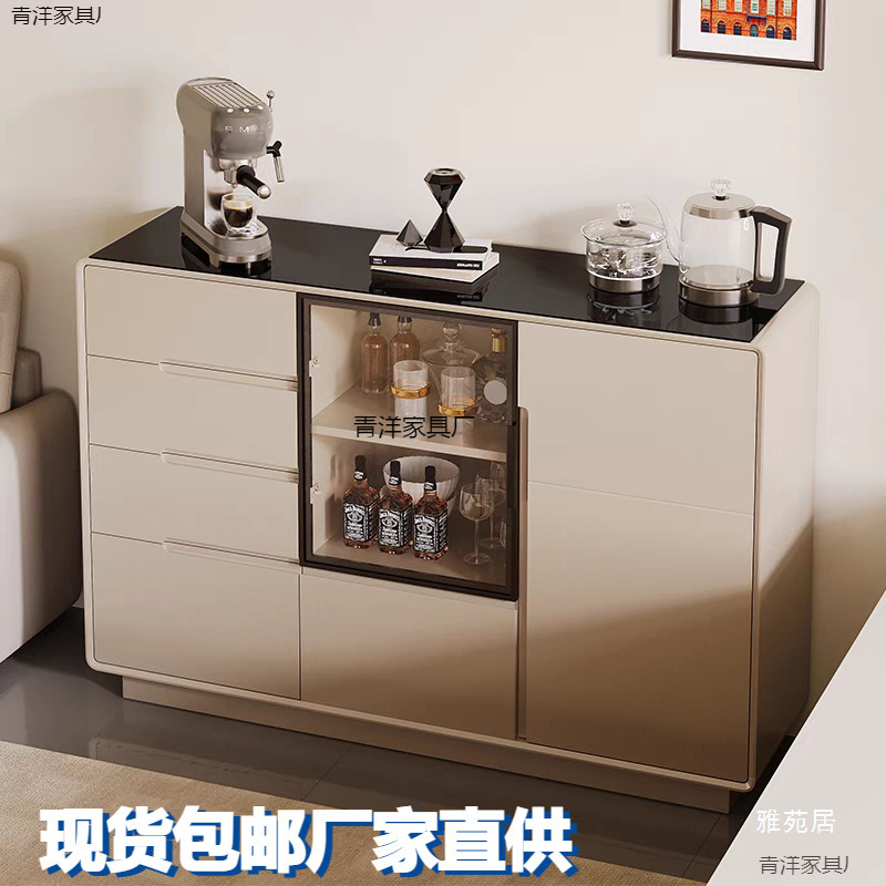 Smart Tea Bar Machine Cabinet Integrated Cabinet Home Living Room Multi-Functional Water Dispenser Wall Sideboard Tea Cabinet New Style