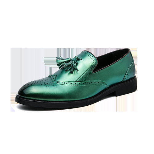 45 slip-on 46 leather shoes for men 47 autumn groom wedding 48 large size men's shoes beanie trendy shoes youth small leather shoes