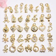 ��ɫ18k����΢��ʯѩ���ʹڻ�����ˮ�ε���diy�ֹ��朶���